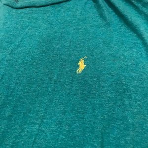 Ralph Lauren long sleeve teal shirt